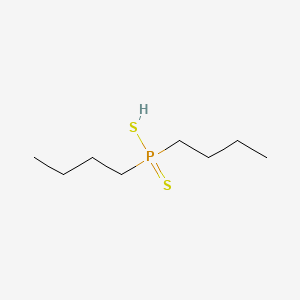 molecular formula C8H19PS2 B13749160 Dibutylphosphinodithioic acid CAS No. 32435-35-1