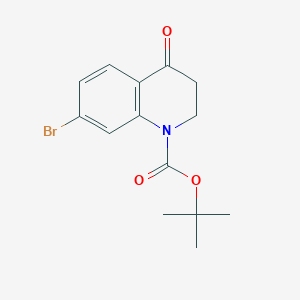 Tert-butyl 7-bromo-4-oxo-3,4-dihydroquinoline-1(2h)-carboxylate