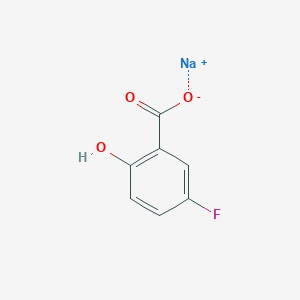 molecular formula C7H4FNaO3 B13749207 Sodium;5-fluoro-2-hydroxybenzoate 