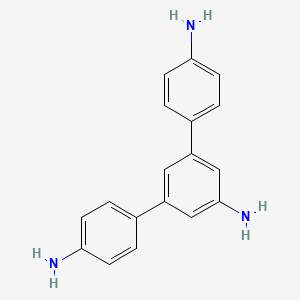 molecular formula C18H17N3 B13749223 3,5-bis(4-aminophenyl)aniline 