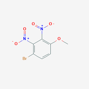 molecular formula C7H5BrN2O5 B1374928 1-溴-4-甲氧基-2,3-二硝基苯 CAS No. 860465-95-8
