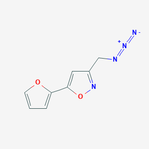 3-(Azidomethyl)-5-(furan-2-yl)-1,2-oxazole