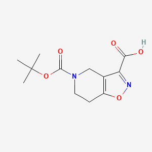 5-(tert-Butoxycarbonyl)-4,5,6,7-tetrahydroisoxazolo[4,5-c]pyridine-3-carboxylic Acid