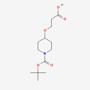 3-({1-[(Tert-butoxy)carbonyl]piperidin-4-yl}oxy)propanoic acid