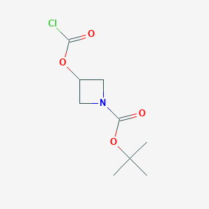 Tert-butyl 3-[(chlorocarbonyl)oxy]azetidine-1-carboxylate