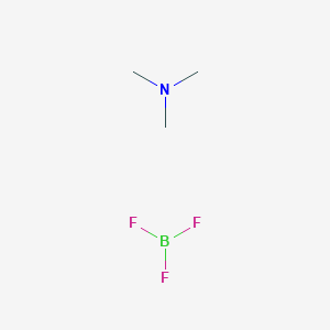 molecular formula C3H9BF3N B13749396 N,N-dimethylmethanamine;trifluoroborane CAS No. 420-20-2