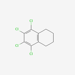 molecular formula C10H8Cl4 B13749461 Tetrachloro tetrahydro naphthalene 