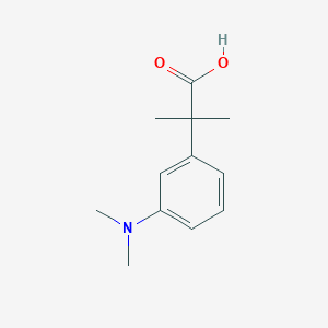 2-(3-(Dimethylamino)phenyl)-2-methylpropanoic acid