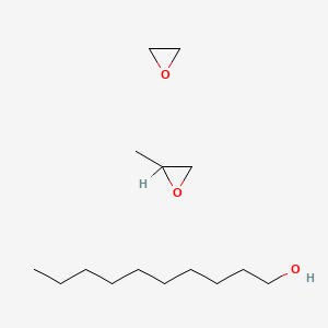 molecular formula C15H32O3 B13749516 Decan-1-ol;2-methyloxirane;oxirane CAS No. 37251-67-5