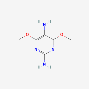 molecular formula C6H10N4O2 B13749523 4,6-Dimethoxypyrimidine-2,5-diamine 