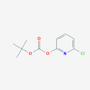 molecular formula C10H12ClNO3 B13749526 tert-Butyl 6-chloropyridin-2-ylcarbonate 