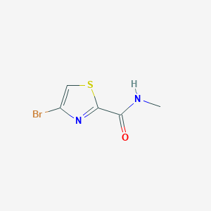molecular formula C5H5BrN2OS B1374953 4-Bromo-N-methylthiazole-2-carboxamide CAS No. 959755-98-7