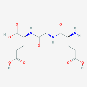 molecular formula C13H21N3O8 B13749531 Glu-Ala-Glu 