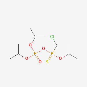 molecular formula C10H23ClO5P2S B13749596 (Chloromethyl-isopropoxy-phosphinothioyl) diisopropyl phosphate CAS No. 3818-80-2