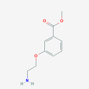 molecular formula C10H13NO3 B137496 Methyl 3-(2-aminoethoxy)benzoate CAS No. 153938-41-1
