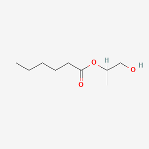 molecular formula C9H18O3 B13749619 Propylene glycol 2-hexanoate CAS No. 170678-49-6