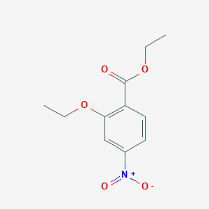 molecular formula C11H13NO5 B1374965 ethyl 2-ethoxy-4-nitrobenzoate CAS No. 910572-96-2