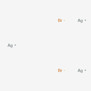 molecular formula Ag3Br2+ B13749650 Trisilver;dibromide 