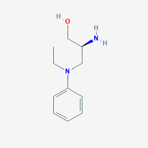 (S)-2-Amino-3-(ethyl(phenyl)amino)propan-1-ol