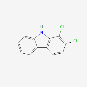 molecular formula C12H7Cl2N B13749735 Dichloro-9H-carbazole CAS No. 28804-85-5