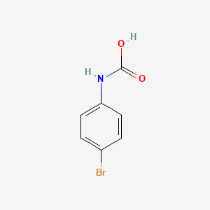molecular formula C7H6BrNO2 B13749742 (4-bromophenyl)carbamic Acid CAS No. 34256-78-5