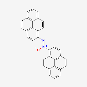 molecular formula C32H18N2O B13749821 1,1'-Azoxypyrene CAS No. 58447-78-2