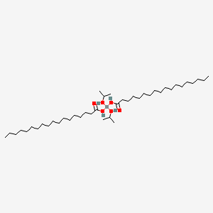 molecular formula C42H88O6Ti B13749826 Titanium, bis(octadecanoato-kappaO)bis(2-propanolato)-, (T-4)- CAS No. 32670-03-4