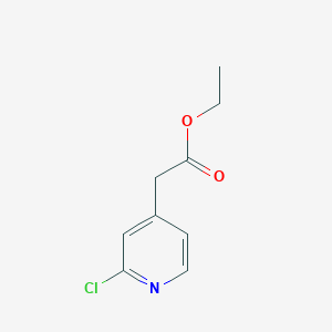 molecular formula C9H10ClNO2 B1374986 Ethyl 2-(2-chloropyridin-4-yl)acetate CAS No. 937236-73-2