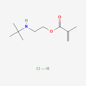 molecular formula C10H20ClNO2 B13749913 2-(tert-Butylamino)ethyl methacrylate hydrochloride CAS No. 23158-89-6