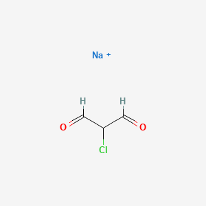 molecular formula C3H3ClNaO2+ B13749937 Sodium;2-chloropropanedial 