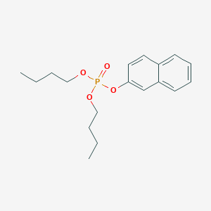 molecular formula C18H25O4P B13749997 Dibutyl naphthalen-2-yl phosphate CAS No. 61555-56-4