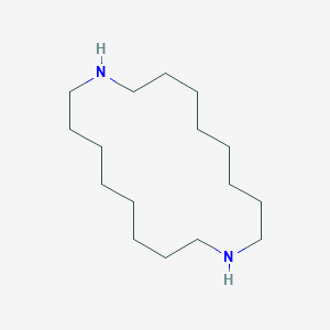 molecular formula C16H34N2 B13750004 1,10-Diazacyclooctadecane CAS No. 296-30-0