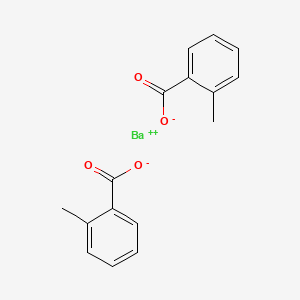 molecular formula C16H14BaO4 B13750007 Barium o-methylbenzoate CAS No. 52337-77-6