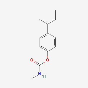 molecular formula C12H17NO2 B13750008 (4-butan-2-ylphenyl) N-methylcarbamate CAS No. 100789-69-3