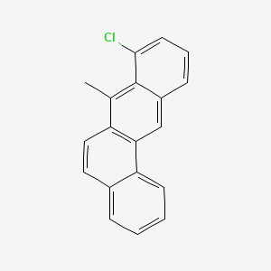 molecular formula C19H13Cl B13750015 BENZ(a)ANTHRACENE, 8-CHLORO-7-METHYL- CAS No. 63018-67-7
