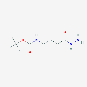 tert-butyl N-[3-(hydrazinecarbonyl)propyl]carbamate