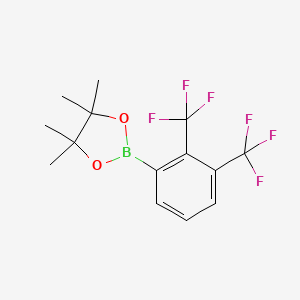2-[2,3-Bis(trifluoromethyl)phenyl]-4,4,5,5-tetramethyl-1,3,2-dioxaborolane