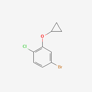 4-Bromo-1-chloro-2-cyclopropoxybenzene