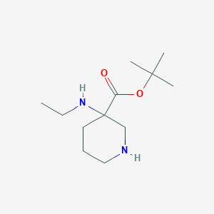 molecular formula C12H24N2O2 B13750191 3-Boc-3-Ethylaminopiperidine 
