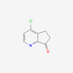 4-chloro-5,6-dihydro-7H-Cyclopenta[b]pyridin-7-one
