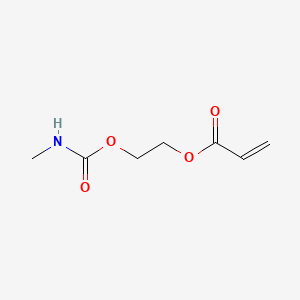 molecular formula C7H11NO4 B13750246 Methylcarbamoyloxyethyl acrylate CAS No. 52607-81-5