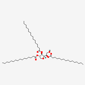 molecular formula C54H102O8 B13750293 Sorbitan, trihexadecanoate CAS No. 54140-20-4