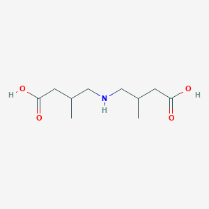 molecular formula C10H19NO4 B13750297 Di(2-acetoxy-n-propyl)amine CAS No. 100700-31-0