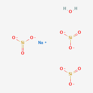 molecular formula H2NaO10Si3-5 B13750336 Sodium trisilicate hydrate 