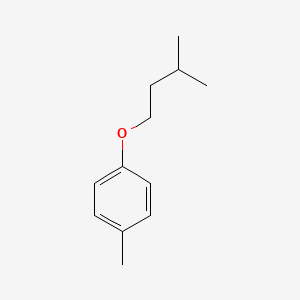 molecular formula C12H18O B13750345 Isopentyl p-tolyl ether CAS No. 23446-55-1