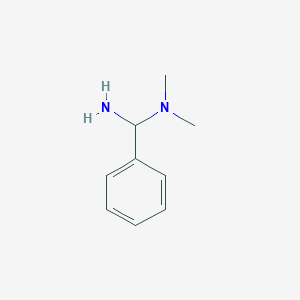 molecular formula C9H14N2 B13750399 N,N-dimethyl-1-phenylmethanediamine CAS No. 1023815-83-9