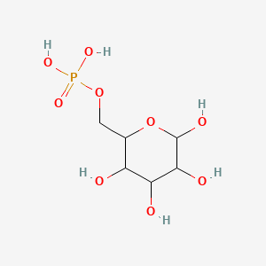 molecular formula C6H13O9P B13750420 6-o-Phosphonohexopyranose CAS No. 2071722-98-8