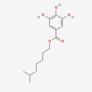 molecular formula C15H22O5 B13750427 Isooctyl gallate CAS No. 52655-08-0