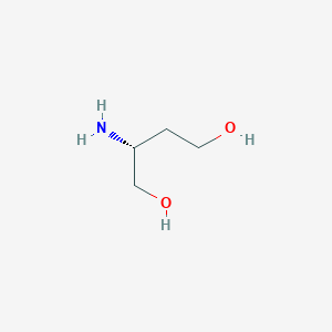 molecular formula C4H11NO2 B1375045 (2R)-2-氨基丁烷-1,4-二醇 CAS No. 80572-06-1