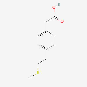 molecular formula C11H14O2S B13750454 4-(Methylthio)ethyl phenylacetate CAS No. 1093758-90-7